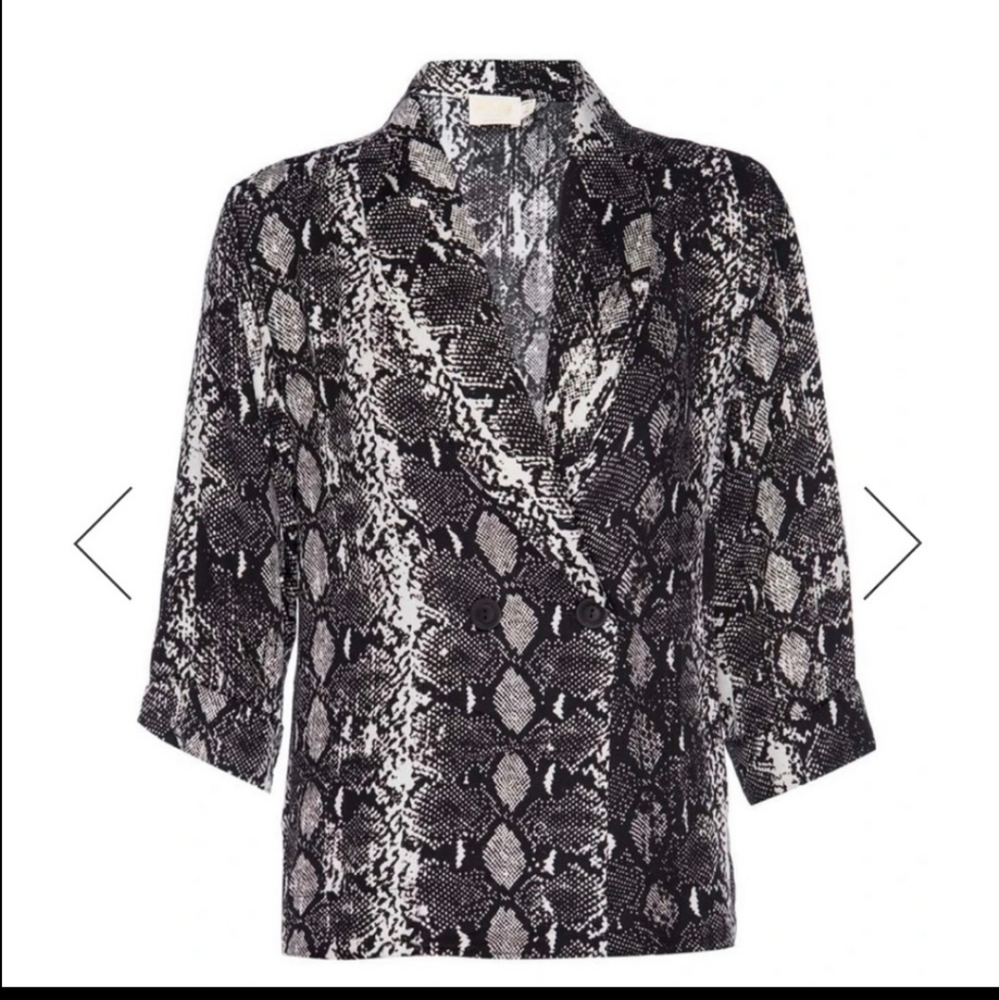 Nation Ltd Snake Print Blazer Size Small NEVER WORN